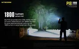 Nitecore Latarka L-NITE-P18