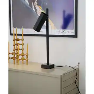 Nordlux Lampa stołowa ALANIS 1xGU10 15W Metal Czarny NO2213455003