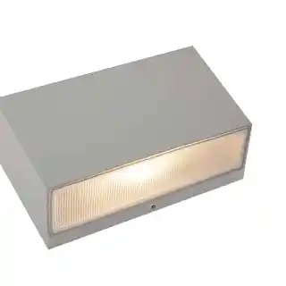 Norlys Asker 1720 Srebrny kinkiet LED aluminiowy, ścienny, nowoczesny, zintegrowane źródło światła