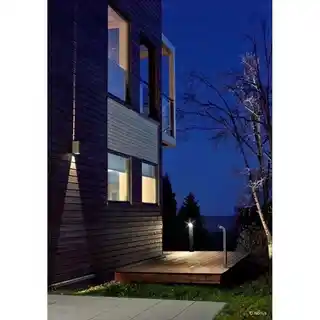 Norlys Lillehammer LED kinkiet ogrodowy aluminium, szerokość 15 cm, IP54, 1581AL