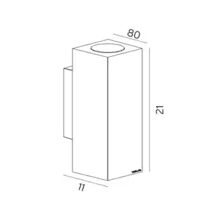 Norlys Kinkiet SANDVIK 1732 GRAPHITE LED