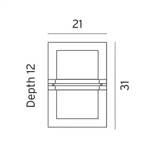 Norlys Kinkiet zewnętrzny BASEL LED 668B