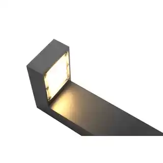 Norlys Lampa stojąca ASKER BOLLARD PRO GRAPHITE SCL LENS 1314GR