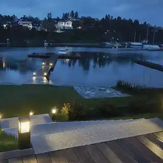 Norlys Lampa stojąca ogrodowa HALMSTAD 85CM LED 1483B