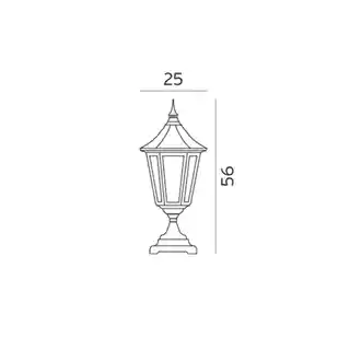 Norlys Lampa stojąca ogrodowa MODENA 300B