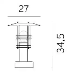 Norlys Lampa stojąca ogrodowa STOCKHOLM 284GA