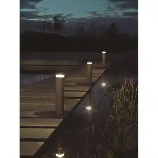 Norlys Lampa stojąca słupek ogrodowy STAVANGER 50CM LED 1244GR