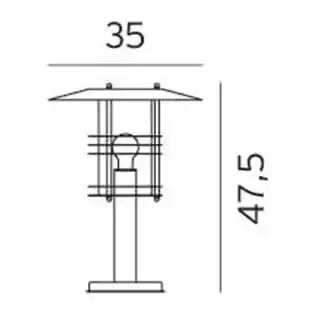 Norlys Lampa stojąca STOCKHOLM BIG 287B