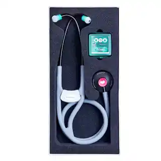 NOVAMA EXPERT DR300 - JASNOSZARY Stetoskop Premium z jednostronną głowicą i silikonowym przewodem
