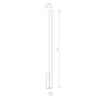 Nowodvorski Kinkiet LASER WALL XL SOLID BRASS 10828