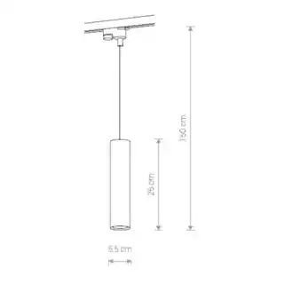 Nowodvorski Lampa do szyn 1F PROFILE EYE 9337