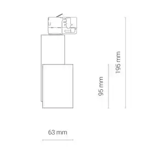 Nowodvorski Lampa do szyn 3F CTLS NEA LED 20W 3000K 8757