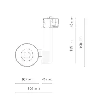 Nowodvorski Lampa do szyn 3F CTLS NEA LED 20W 4000K 8756