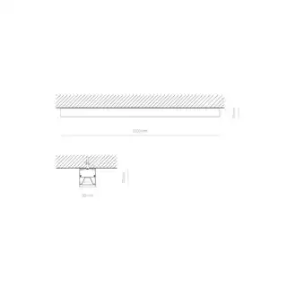 Nowodvorski Lampa liniowa LED CL OFFICE PRO LED 150 4000K 10214