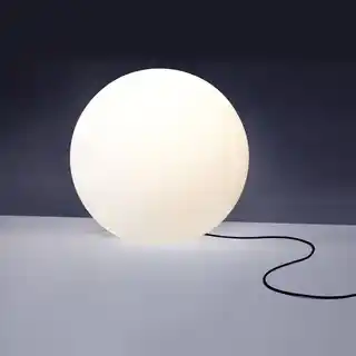 Nowodvorski lampa ogrodowa Cumulus M kula IP65 45cm biała tworzywo sztuczne
