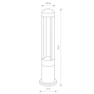 Nowodvorski Lampa ogrodowa MONTERREY LED 9507