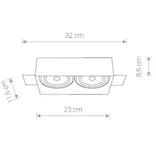 Nowodvorski Lampa wpuszczana MOD PLUS 9403