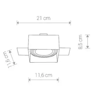 Nowodvorski Lampa wpuszczana MOD PLUS 9404