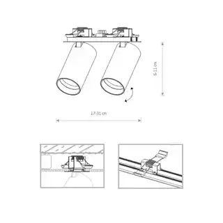 Nowodvorski Lampa wpuszczana MONO SURFACE 7684