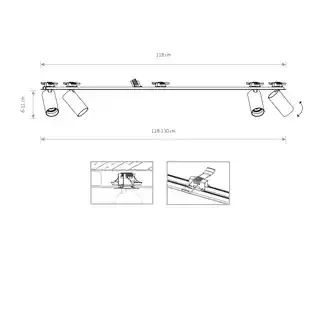 Nowodvorski Lampa wpuszczana MONO SURFACE 7831