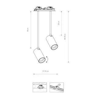 Nowodvorski Lampa wpuszczana MONO SURFACE LONG 7736