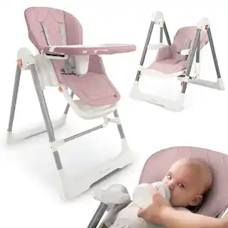 Nukido Krzesełko do karmienia Elite Różowy