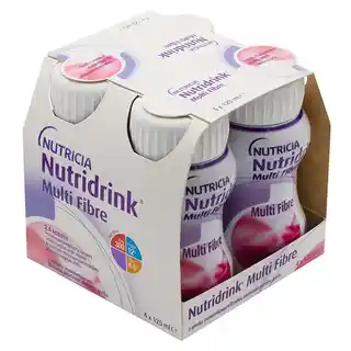 Nutridrink Multi Fibre truskawka 4x125ml