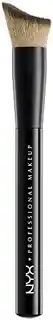 NYX Professional Makeup Pędzel do podkładu 22, syntetyczne włosie, precyzyjne rozprowadzanie, kolekcja Total Control