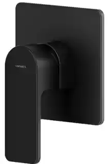 Omnires Baretti zestaw bidetowy punktowy podtynkowy czarny mat SYSBABI1XBL