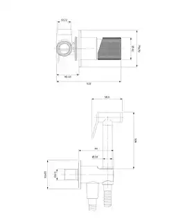 Omnires Contour system bidetowy podtynkowy chrom SYSCTBI1CR