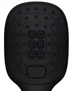 Omnires Davis-R rączka prysznicowa 3-funkcyjna czarny mat DAVIS-RBL