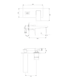 Omnires Fresh bateria podtynkowa umywalkowa chrom FR7115CR