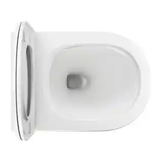 Omnires Ottawa miska WC wisząca 49x36,5 cm krótka bez kołnierza, deska wolnoopadająca biały mat OTTAWAMWBM