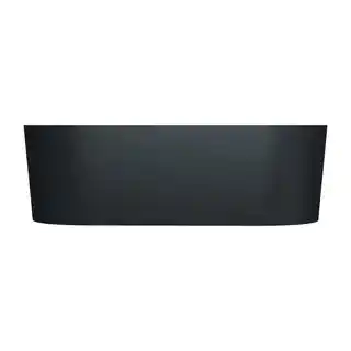 Omnires Ovo M plus wanna wolnostojąca 160x75 cm black lava z syfonem