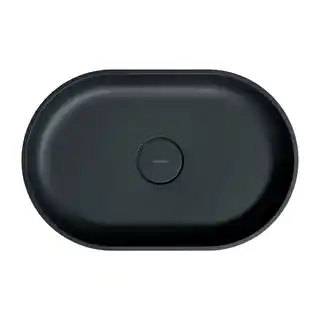 Omnires Ovo M umywalka nablatowa 55x36 cm black lava OVOUNBLV