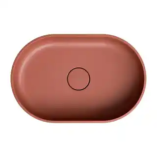 Omnires Ovo M+ umywalka nablatowa terracotta 55x36 cm OVOUNTE