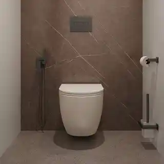 Omnires Parma system bidetowy podtynkowy grafit SYSPMBI2GR