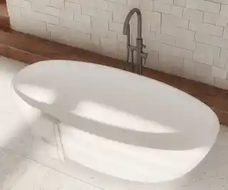 Omnires Shell M plus wanna wolnostojąca 160x75 cm biały mat SHELLWWBM