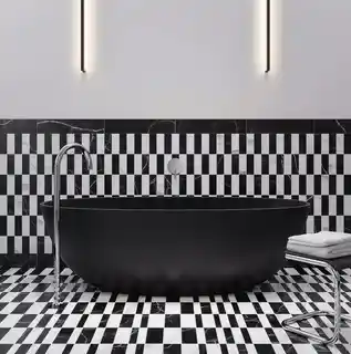 Omnires Shell M plus wanna wolnostojąca 160x75 cm biały połysk SHELLWWBP