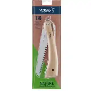 Opinel Piła do drewna 18 cm blister, ręczna piła, ostrze stalowe, ergonomiczna rękojeść, opakowanie blister