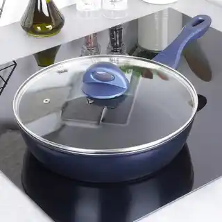 Orion Patelnia diamentowa nieprzywierająca ze szklaną pokrywką DIAMANT 28 cm 112634