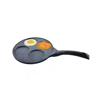Orion Patelnia do jajek granitowa 4 otwory GRANDE 27 cm