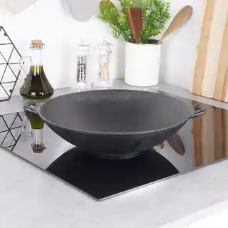 Orion Patelnia wok żeliwna LITINA 30 cm 112989