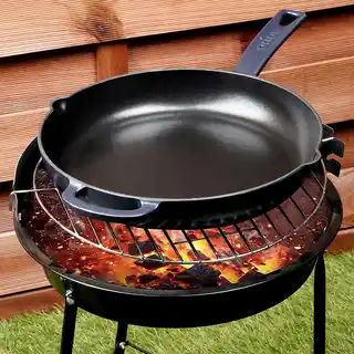 Orion Patelnia żeliwna emaliowana LITINA 28 cm