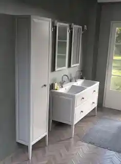 Oristo Montebianco lustro w ramie 40x80cm piaskowy mat OR47-L-RAOO-40-10