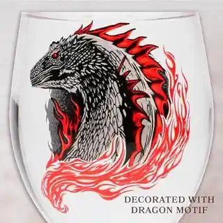 Paladone House of The Dragon zmieniający kolor kielich - towar HOTD - (350 ml lub 12 ml)