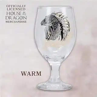 Paladone House of The Dragon zmieniający kolor kielich - towar HOTD - (350 ml lub 12 ml)