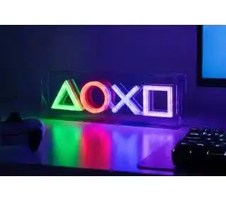 Paladone Logo LED Neon PlayStation Lampka