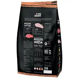 Pan Mięsko karma dla psa cielęcina z indykiem 20 kg