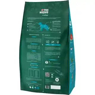 Pan Mięsko karma dla psa wołowina z tuńczykiem zioła 20 kg